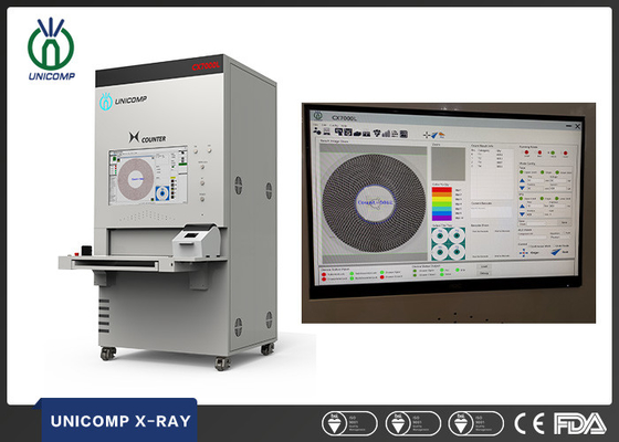 Electrónica X Ray Chip Counter Unicomp CX7000L de la alta precisión con la impresora de la etiqueta