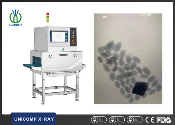 máquina de la detección de rayos X de alta resolución de 80KV 0.4mm para los bocados del paquete de Samll