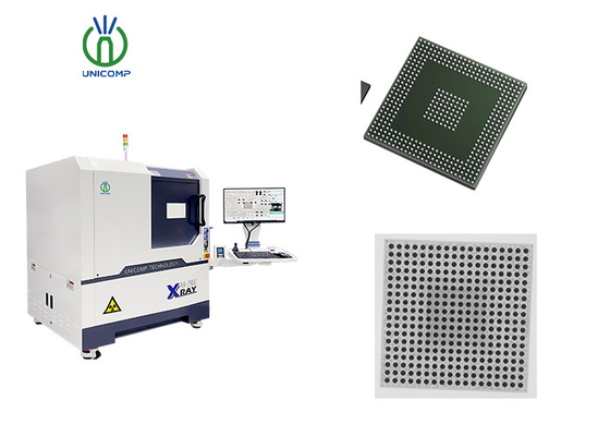 Máquina de rayos X SMT IC de tubo cerrado con punto de enfoque de 5 micras Unicomp AX7900