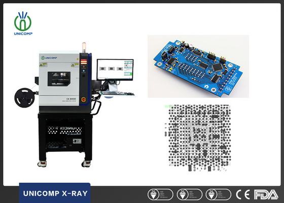 Sistema de rayos X de escritorio Unicomp CX3000 para la inspección de defectos internos de componentes electrónicos