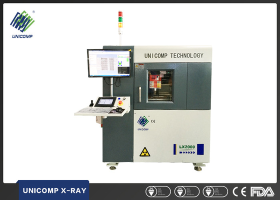 Gabinete en línea de la máquina de la electrónica X Ray, modo del movimiento del CNC del sistema de inspección de la radiografía