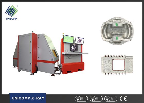 Sistema automático del equipo del NDT X Ray, máquina de aluminio de la inspección del eje de ruedas