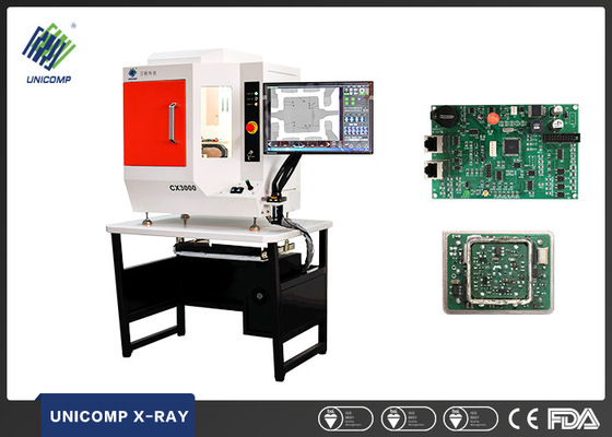 CX3000 máquina de la detección de la electrónica PCBA Unicomp X Ray, máquina de Benchtop X Ray