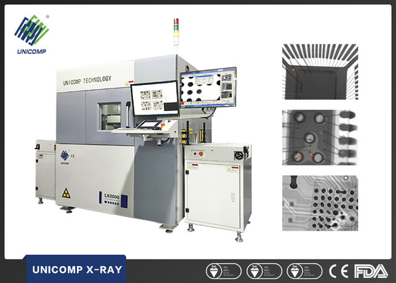 LX2000 color gris de X Ray del equipo en línea de la detección que comprueba LED SMT BGA CSP