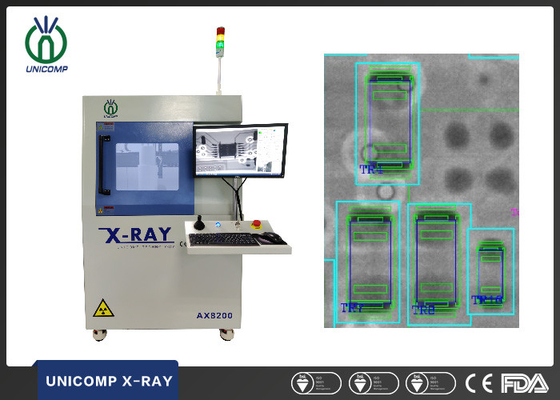 Flip Chip Unicomp Electronics de alta resolución X Ray Machine AX8200