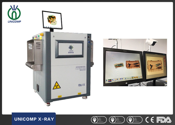 X de alta resolución Ray Security Scanner Unicomp Baggage que defiende el equipo UNX6040E