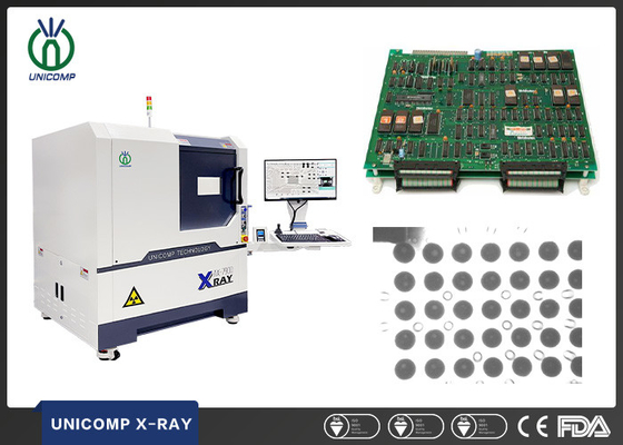 Máquina de radiografía programable del CNC 5um 2.5D Unicomp AX7900 para la medida de los vacíos de SMT que suelda PCBA BGA automáticamente