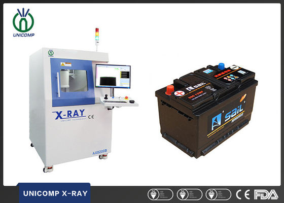La máquina de radiografía de Unicomp AX8200B para el sacador cilíndrico del polímero laminó la bobina de bobinas de la célula de batería li-ion automáticamente