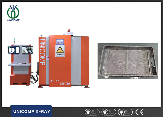 La máquina de radiografía de Unicomp UNC160 para la vivienda de batería de litio de EV a presión la inspección MEDIANTE RADIOGRAFÍAS Y ULTRASONIDOS de la porosidad de las grietas de la fundición