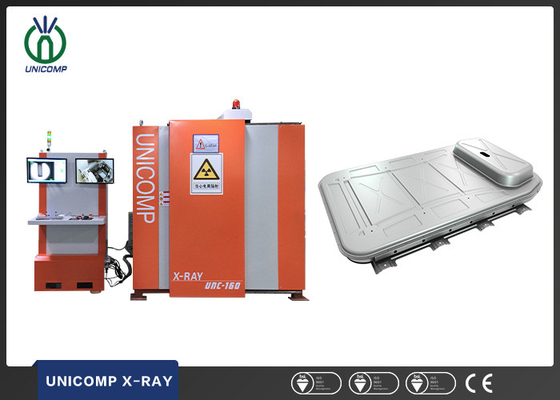 La máquina industrial UNC160 de la inspección del rayo de X de Unicomp para la vivienda de batería de fundición a presión a troquel de aluminio agrieta la comprobación del NDT