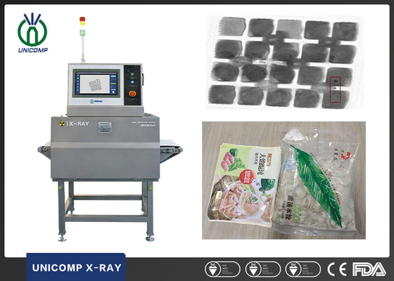 Fuente de la fábrica de Unicomp del sistema de inspección de la radiografía para la inspección de la contaminación de los alimentos