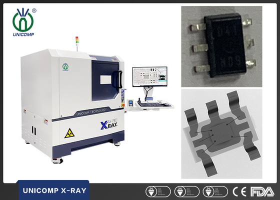 Unicomp 5um 90KV X Ray con la opinión oblicua de FPD para el control de barrido de la vinculación del alambre de Semicon IC