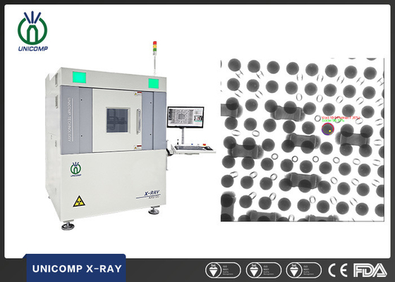 Unicomp AX9100 X Ray Inspection Equipment 130KV cerró la imagen del tubo FPD para BGA PCBA