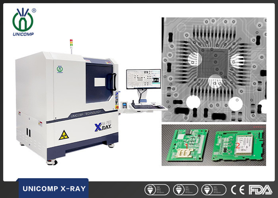 Foco micro Unicomp X Ray Machine AX7900 para la inspección de SMT BGA Semicon IC