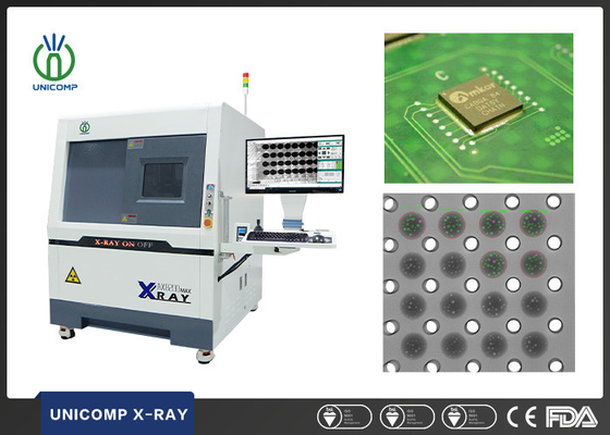 Máquina Unicomp X Ray en tiempo real AX8200MAX Tubo cerrado de 5 micrones para control vacío de SMT EMS BGA