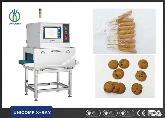 máquina de la comida X Ray de los 60M/Min para comprobar la comida seca del paquete con el rechazo auto