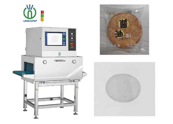Material extranjero Maquinas de inspección de rayos X de piedra / vidrio / metal para envases de alimentos