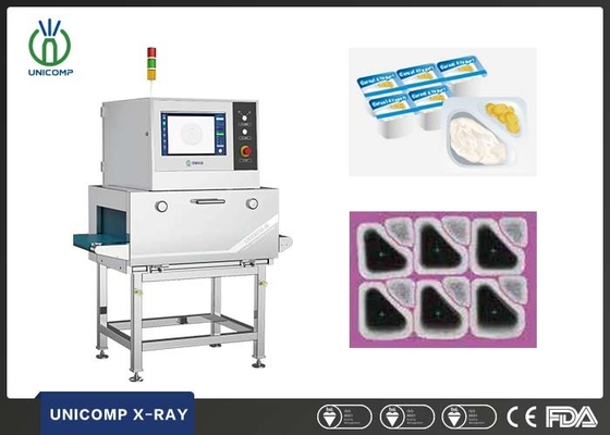 Sistema de inspección de rayos X de los alimentos para el control de sustancias extrañas en los alimentos envasados