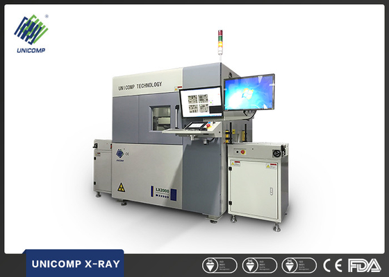 Máquina Unicomp de la electrónica X Ray de SMT PCBA de alta velocidad en línea con la identificación automotriz