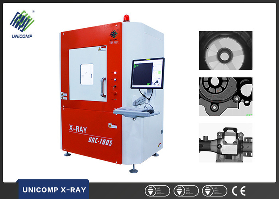 Gabinete universal de la inspección del metal de X Ray de los bastidores del hierro 160 kilovoltios, el ningún proteger visible de la ventaja
