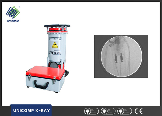 Buque portátil de la tubería del casco del detector del NDT Unicomp X Ray de la industria de metal