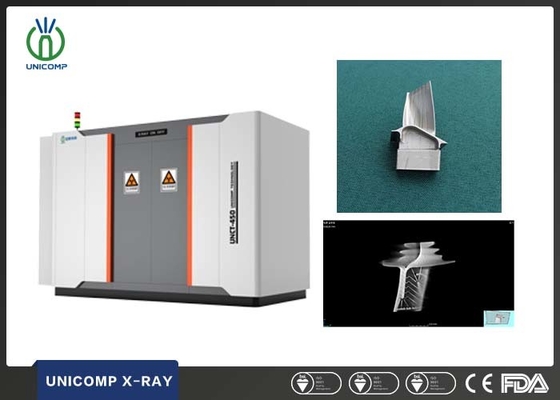 Máquina de tomografía computarizada y inspección de rayos X de 320KV Unicomp UNCT3200 para el control de las palas del motor