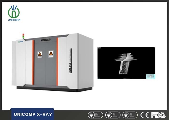 Máquina de tomografía de rayos X de alta resolución Unicomp UNCT3200 para ensayos no destructivos de las palas del motor