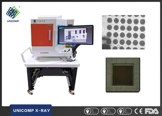 1uSv/h 0.5kW X de escritorio Ray Machine los 5μm para los tableros de PCBA