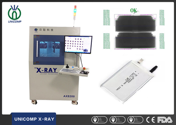 FDA 0.8KW X Ray Inspection Machine FPD para la batería de litio