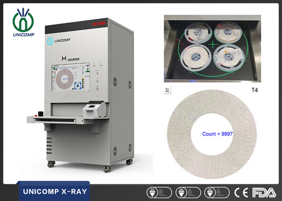 Túnel de la electrónica X Ray Chip Counter Unicomp CX7000L 440m m de SMT PCBA