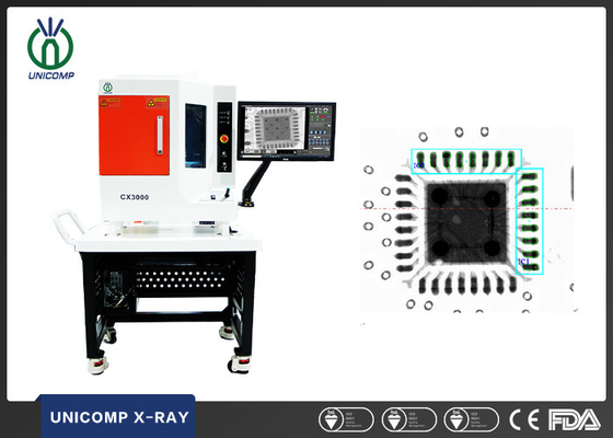 Unicomp 90kV 5um cerró la electrónica X Ray Machine For SMT PCBA BGA del tubo