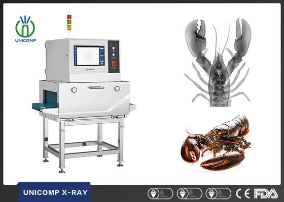 Comida de la fuente X Ray System For Dry Pack de la fábrica de Unicomp con el rechazador auto