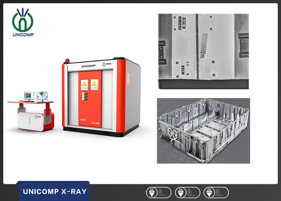 Control automático completo en modo CNC Manipulador de brazo C Máquina de rayos X Unicomp UNC160 para pruebas de carcasa de la batería de litio