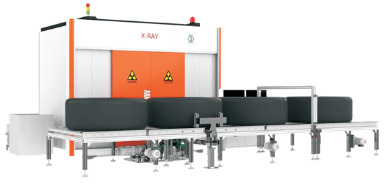 Máquina avanzada de rayos X NDT de la serie UNL para la inspección de neumáticos DR U tipo de detector de matriz de líneas