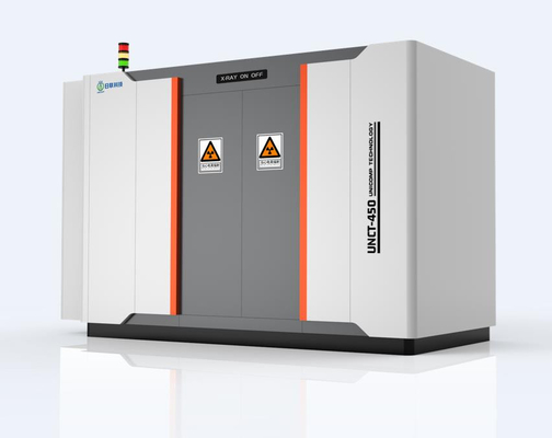 Máquina de tomografía computarizada de rayos X de alta precisión y porosidad Unicomp UNCT3200 para la inspección 3D de las palas del motor