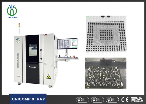 Inspección con rayos X para el control de PCB Fugas de rayos X 1uSv/h Voltagem 0-110kV Ajustable