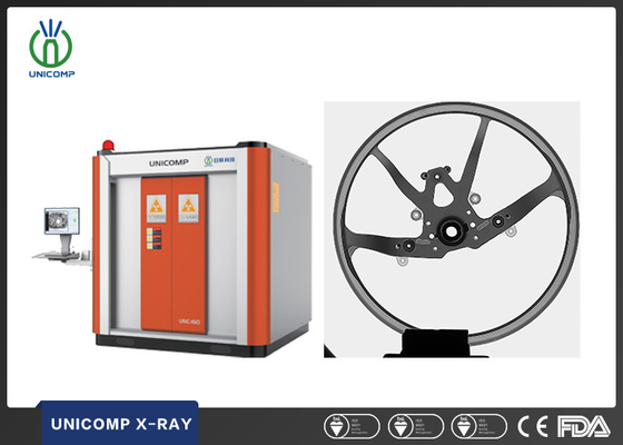 Máquina de inspección de rayos X de 160KV Unicomp UNC160 para la inspección de piezas de aluminio de fundición de automóviles