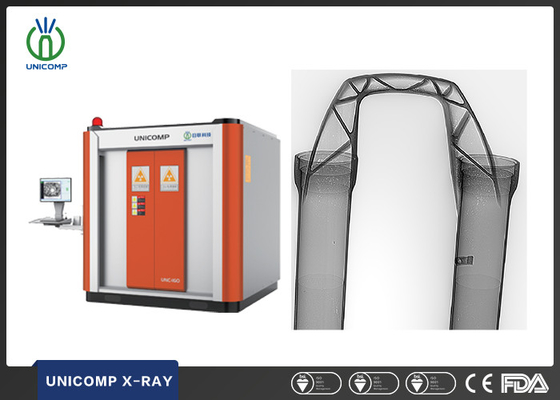 Máquina de rayos X de radiografía digital UNC160 con tabla de rotación para pruebas de fundición