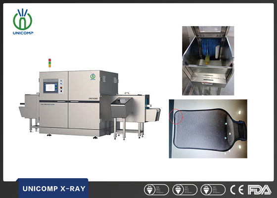 Máquina de inspección de rayos X de alimentos de alta precisión Unicomp UNX1830D Detecta automáticamente las bebidas en línea