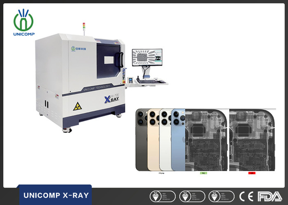 Inspección automática CNC programable Máquina electrónica de rayos X Unicomp AX7900 con ángulo de inclinación de 60 ° para inspección telefónica usada