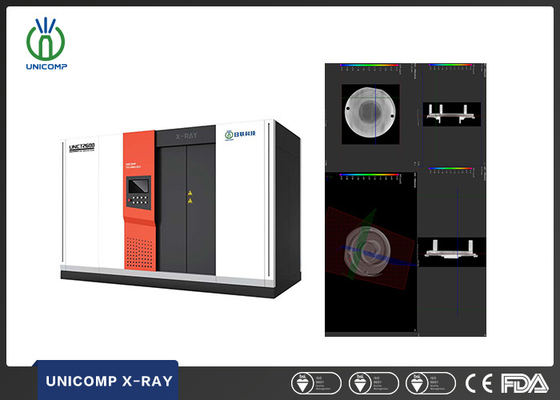 Unicomp UNCT2600 Sistema de tomografía computarizada 3D industrial de 225KV NDT Inspección de calidad para fundiciones de precisión Análisis de porosidad