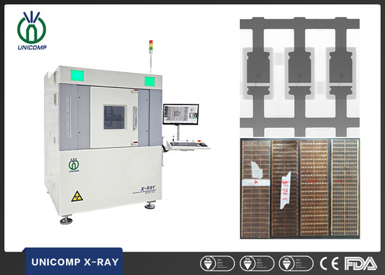 opinión oblicua del tubo AX9100 Unicomp X Ray Machine FPD del cierre 5um para la inspección de IC Semicon