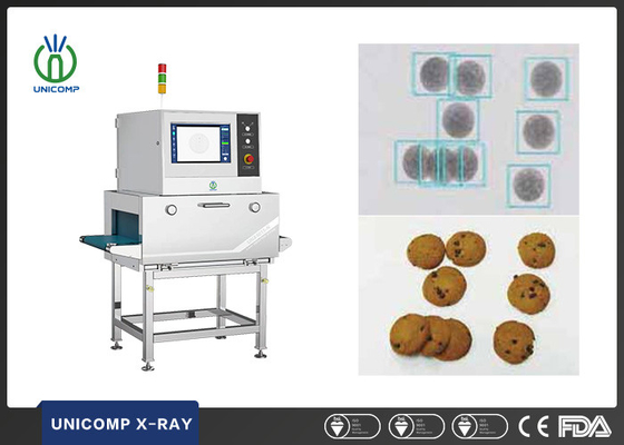 Comida X Ray Inspection System Auto Rejector de Unicomp para la inspección seca de la contaminación de los alimentos del paquete