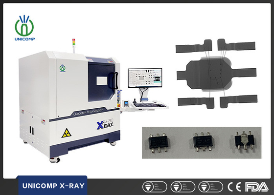 máquina de 2D Microfocus X Ray para la inspección del marco de la ventaja del semiconductor de IC con el CE FDA