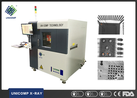 Máquina Unicomp LX2000 del PWB X Ray del tratamiento en línea para la industria fotovoltaica