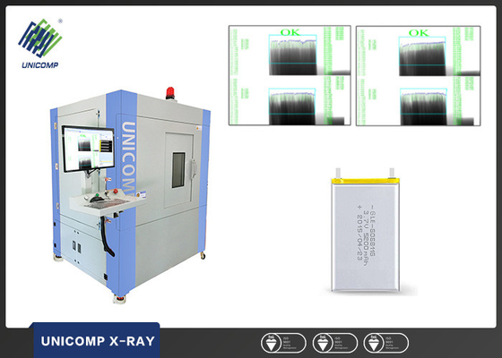 Coloque la máquina sola de la batería de litio del detector de X Ray X Ray con construido en el proceso estadístico
