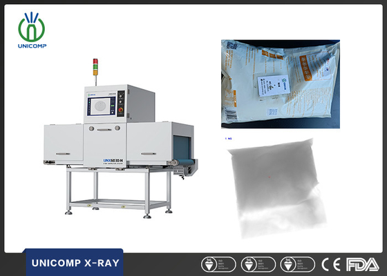 Unicomp UNX6030N Máquina de inspección de alimentos con rayos X de carga pesada para leche de soja en polvo con nivel de resistencia al agua IP66