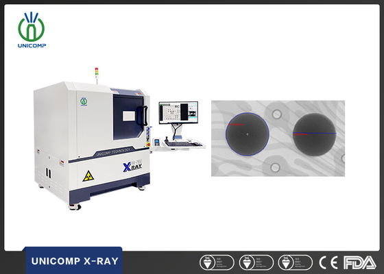 Máquina de radiografía digital y máquina de rayos X Unicomp AX7900 para reparación de PCB y medición y prueba de soldadura de bolas IC / BGA