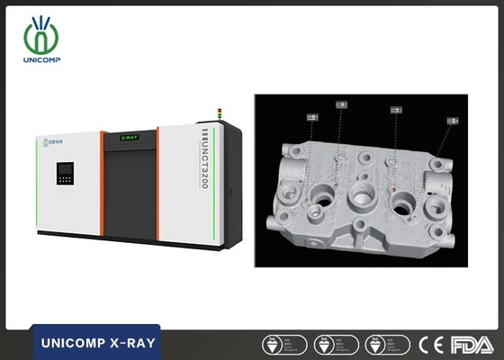 Unicomp UNCT3200 Sistema CT industrial de 320 kV para la inspección de las palas del motor