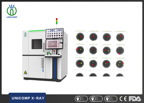 Máquina de rayos X Unicomp AX9100max 130kV 65W para BGA